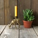 Brass Deer Candle Holder
