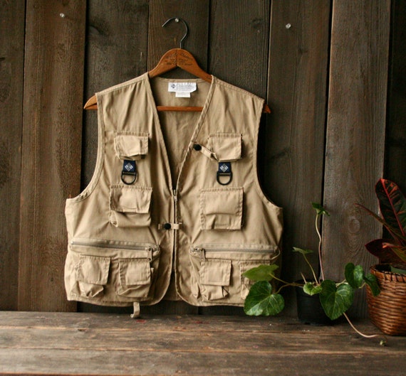 Vintage Fishing Vest Sports Vest Small Womens Or Youth Columbia Sportsware  Vintage From Nowvintage on
