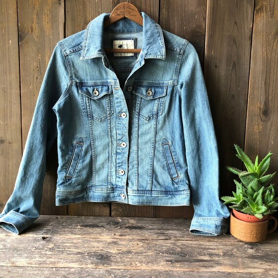 Vintage Jean Jacket Womens Denim Coat From Sonoma… - image 2