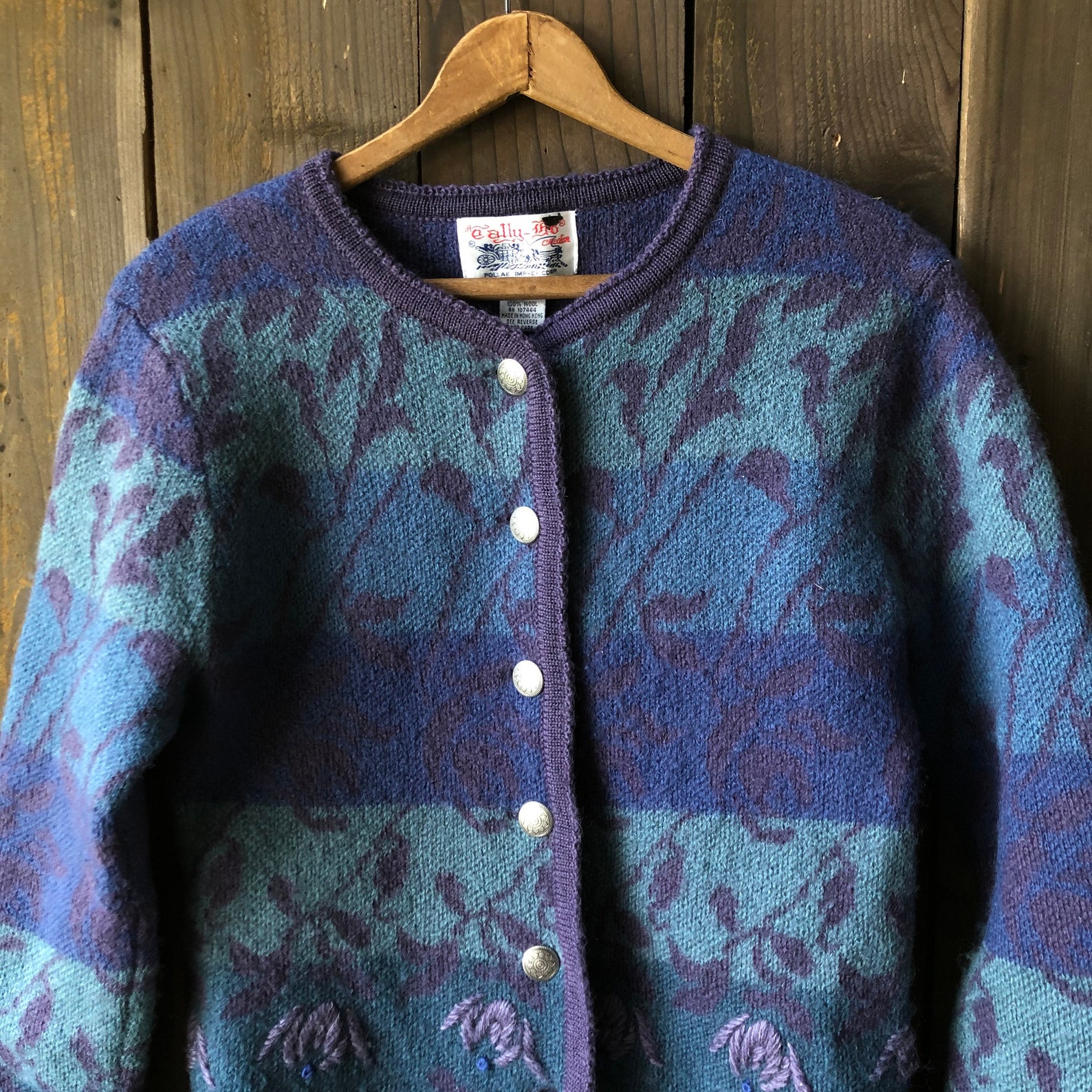 thick wool cardigan