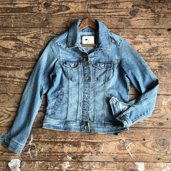 Vintage Jean Jacket Womens Denim Coat From Sonoma… - image 1