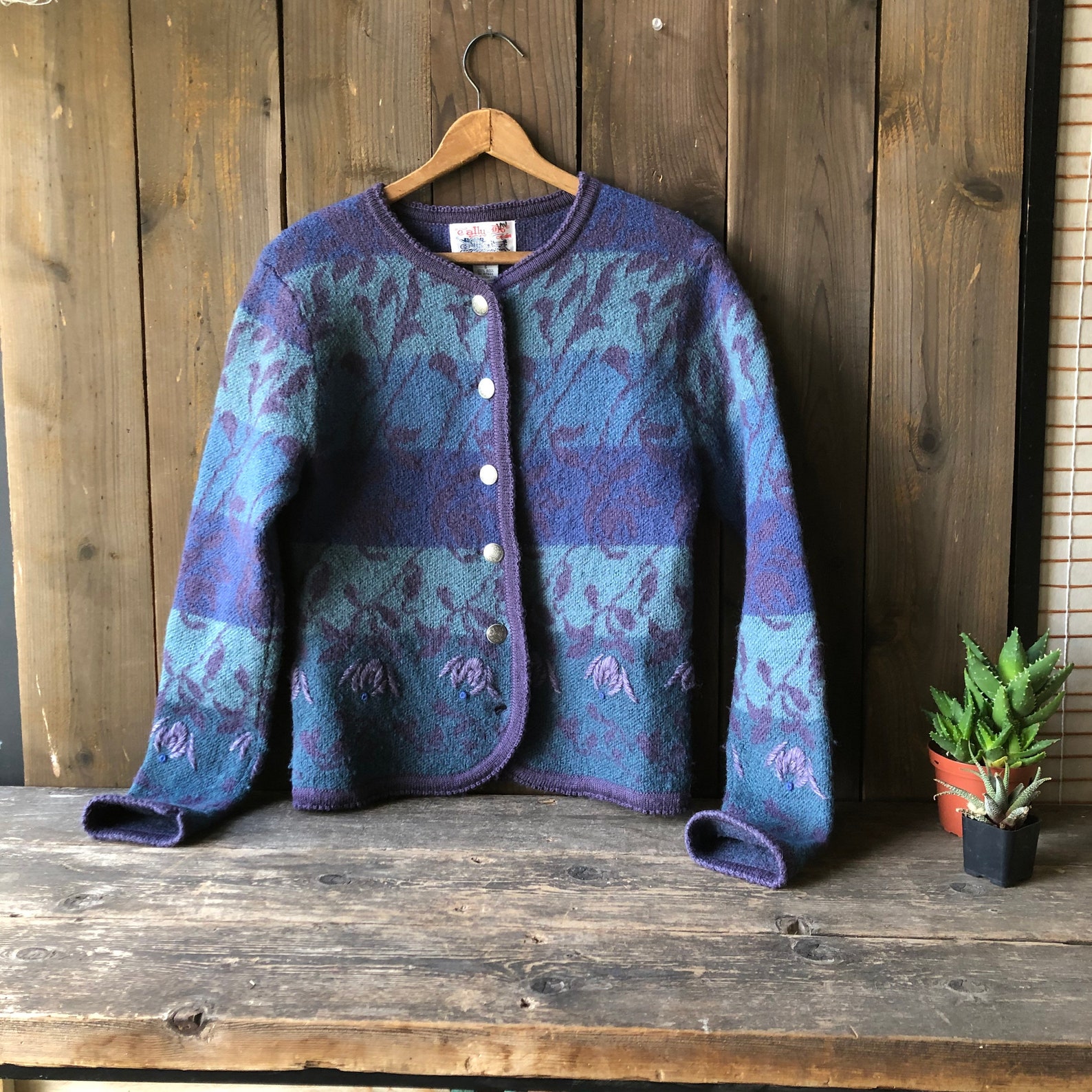 thick wool cardigan