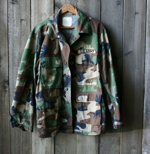 Vintage Camo Army Jacket Vintage 70s - image 1