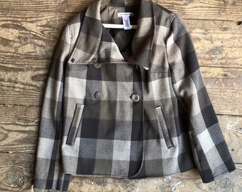 Vintage Plaid Jacket Liz Claiborne