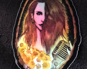 Hologram Rozz Williams sticker