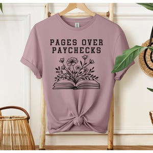 Reading Tshirt Book Lover Bookish T-shirt Funny Reading Tee Bookworm Gift Librarian T-Shirt Book Lover Shirt Teacher Book Club Shirt