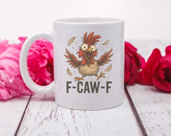 Sarcastic Coffee Mug, Funny Inappropriate Meme Cup, Bird Humor Mug, Sassy Gag Gift for Friends, Office Gift, Unique Coffee Lover Present