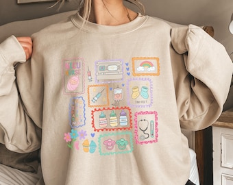 NICU Nurse Sweatshirt, Neonatal Intensive Care Unit Crewneck, Nurse Appreciation Gift For NICU Nurse, Registered Nurse Sweater, Nursing Tee