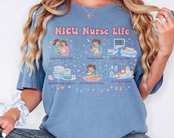 Nicu Nurse Shirt, Neonatal Intensive Care Unit Tee, Nurse Appreciation Gift, Registered Nurse T-Shirt, Nursing Tee, NICU Sweatshirt