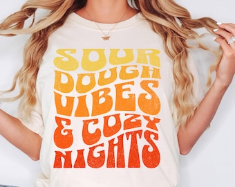 Funny Sourdough Shirt, Sourdough Bread Tee, Bread Baking Gift, Homestead Baking Tshirt, Sourdough Starter Mom Tee, Bread Maker GiftGarment-D