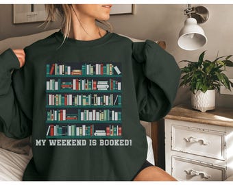 Reading Shirt Book Lover Bookish TShirt Funny Reading Sweatshirt Bookworm Gift Librarian Book Lover Pullover Teacher Book Club Crewneck