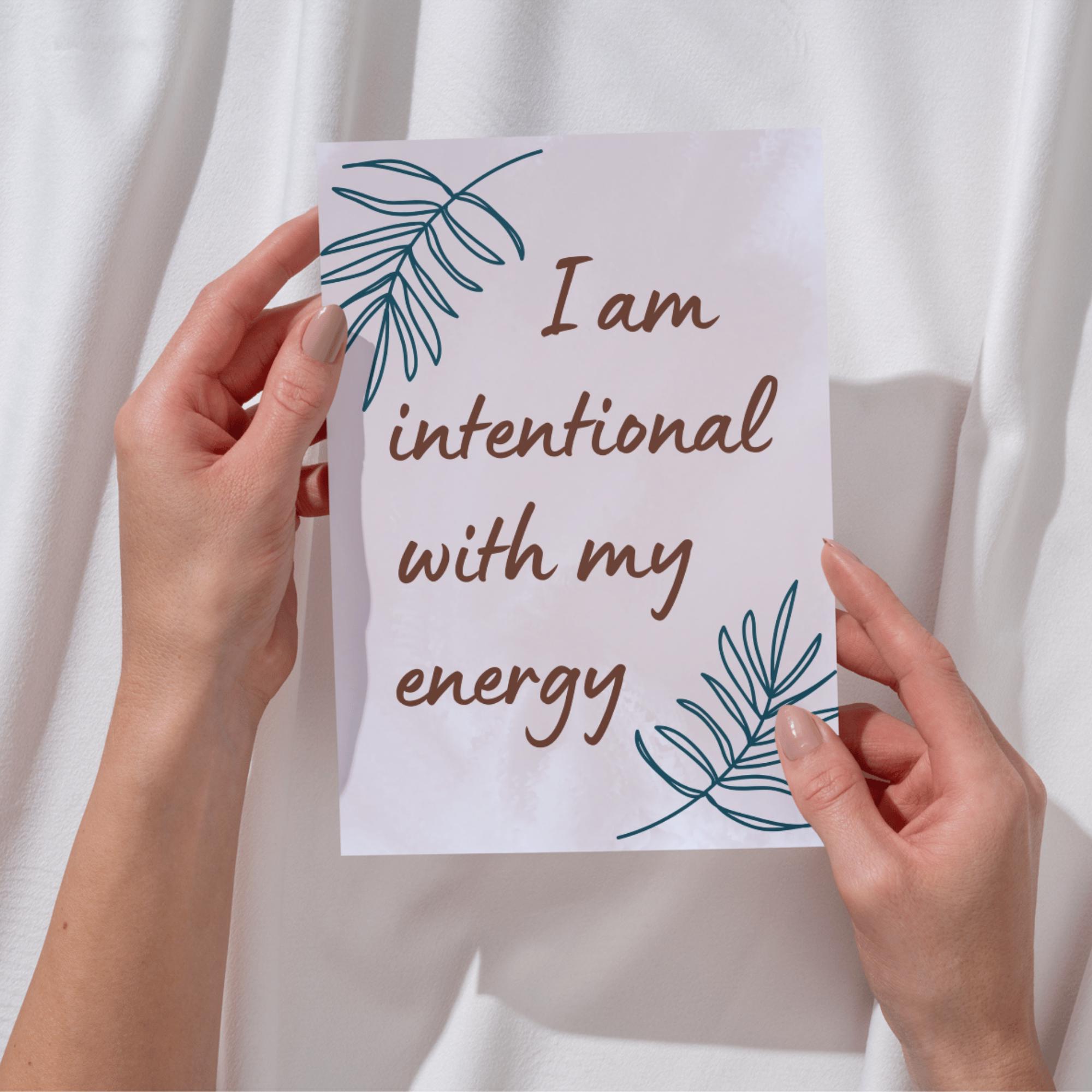 31 Printable Affirmation Cards for Intentional Living Through Alignment ...