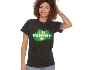 Unisex Mineral Wash T-Shirt - I'm Irish-ish