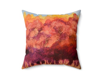 Spun Polyester Square Pillow