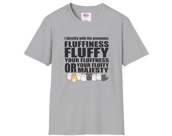Unisex Softstyle T-Shirt - My Pronouns Fluffy
