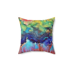 Faux Suede Square Pillow Case