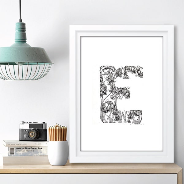 Large Letter E - Etsy