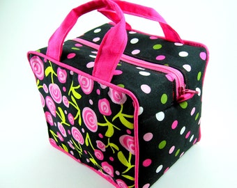 Boxy Cosmetic Bag PDF Sewing Pattern  ... no bias tape and no hand sewing