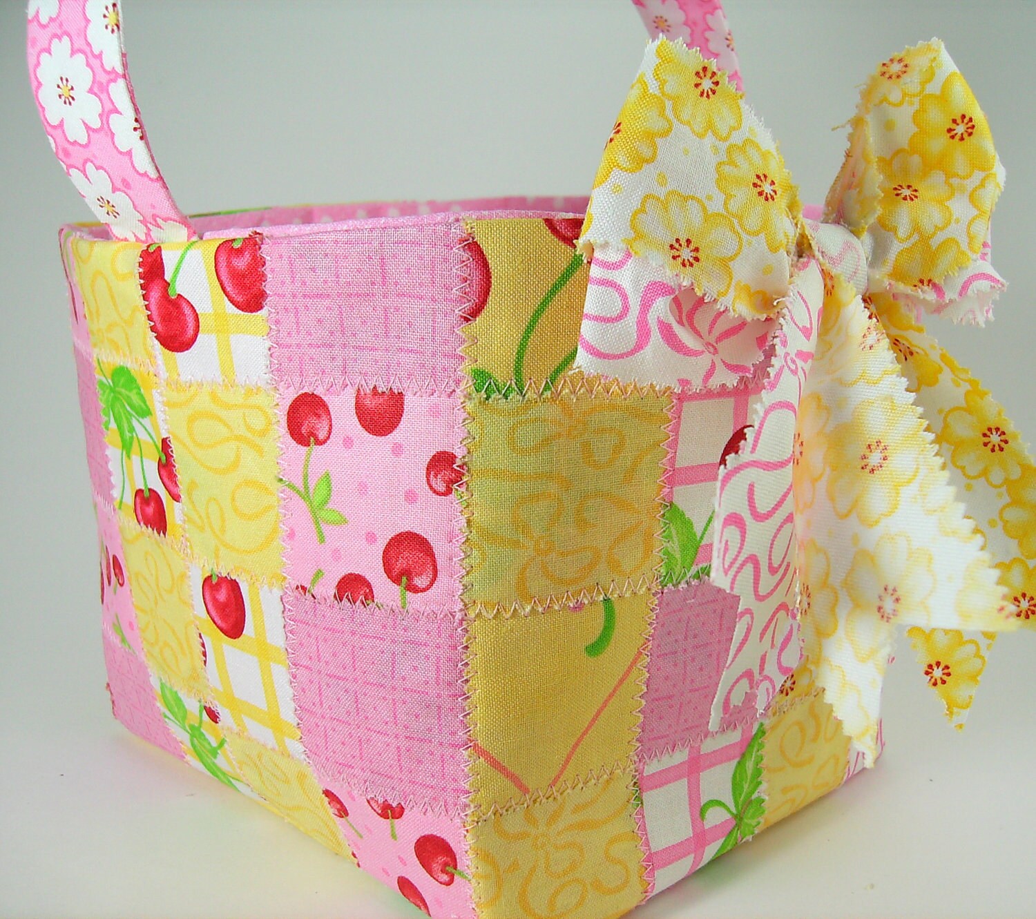 Huge Sale Woven Fabric Basket PDF Sewing Tutorial Etsy
