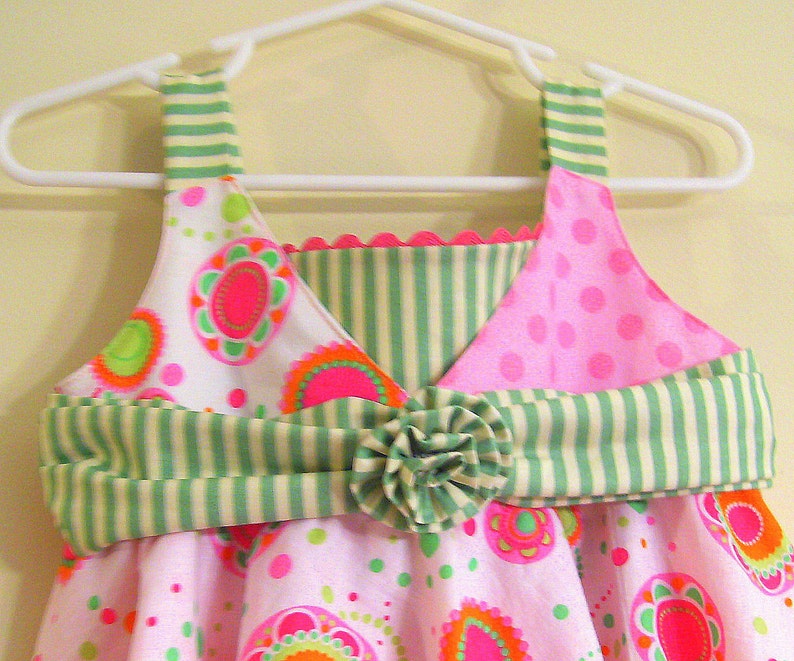 Girls Handkerchief Dress PDF Sewing Pattern Tutorial image 4