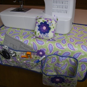 Sewing Mat Organizer Thread Catcher and Pin Cushion Tutorial image 5