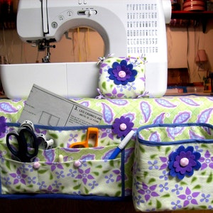 Sewing Mat Organizer Thread Catcher and Pin Cushion Tutorial 