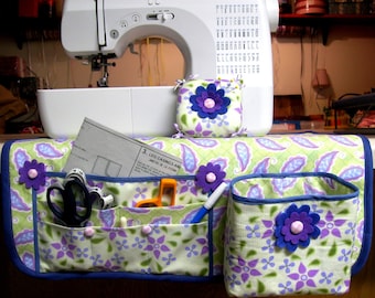 Sewing Mat Organizer Thread Catcher and Pin Cushion Tutorial