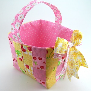 Huge Sale ... Woven Fabric Basket PDF Sewing Tutorial image 1