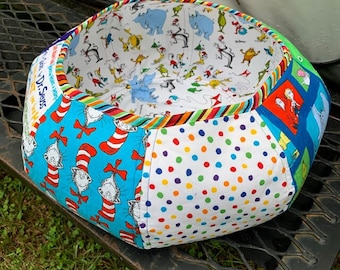 Patron de couture de panier de sol en tissu : deux versions, trois tailles (Patron PDF)
