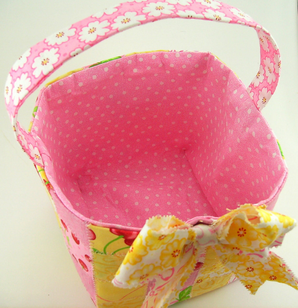 Huge Sale Woven Fabric Basket PDF Sewing Tutorial Etsy