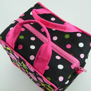 Boxy Cosmetic Bag PDF Sewing Pattern ... no bias tape and no hand sewing image 2