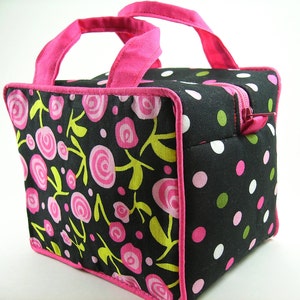 Boxy Cosmetic Bag PDF Sewing Pattern ... no bias tape and no hand sewing image 5