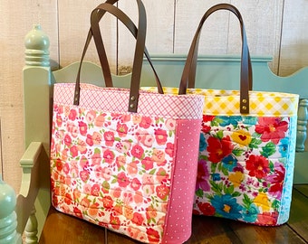 Rose's Market Tote PDF Sewing Pattern