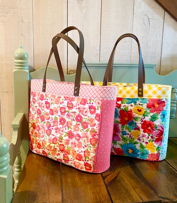 Modello PDF per cucire la borsa Rose's Market Italia