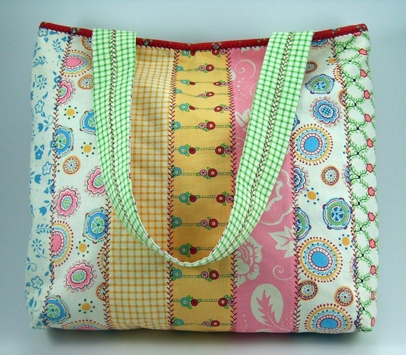 One jelly roll, two totes : r/quilting