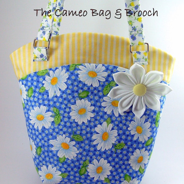 The Cameo Bag and Fabric Flower Brooch PDF Tutorial