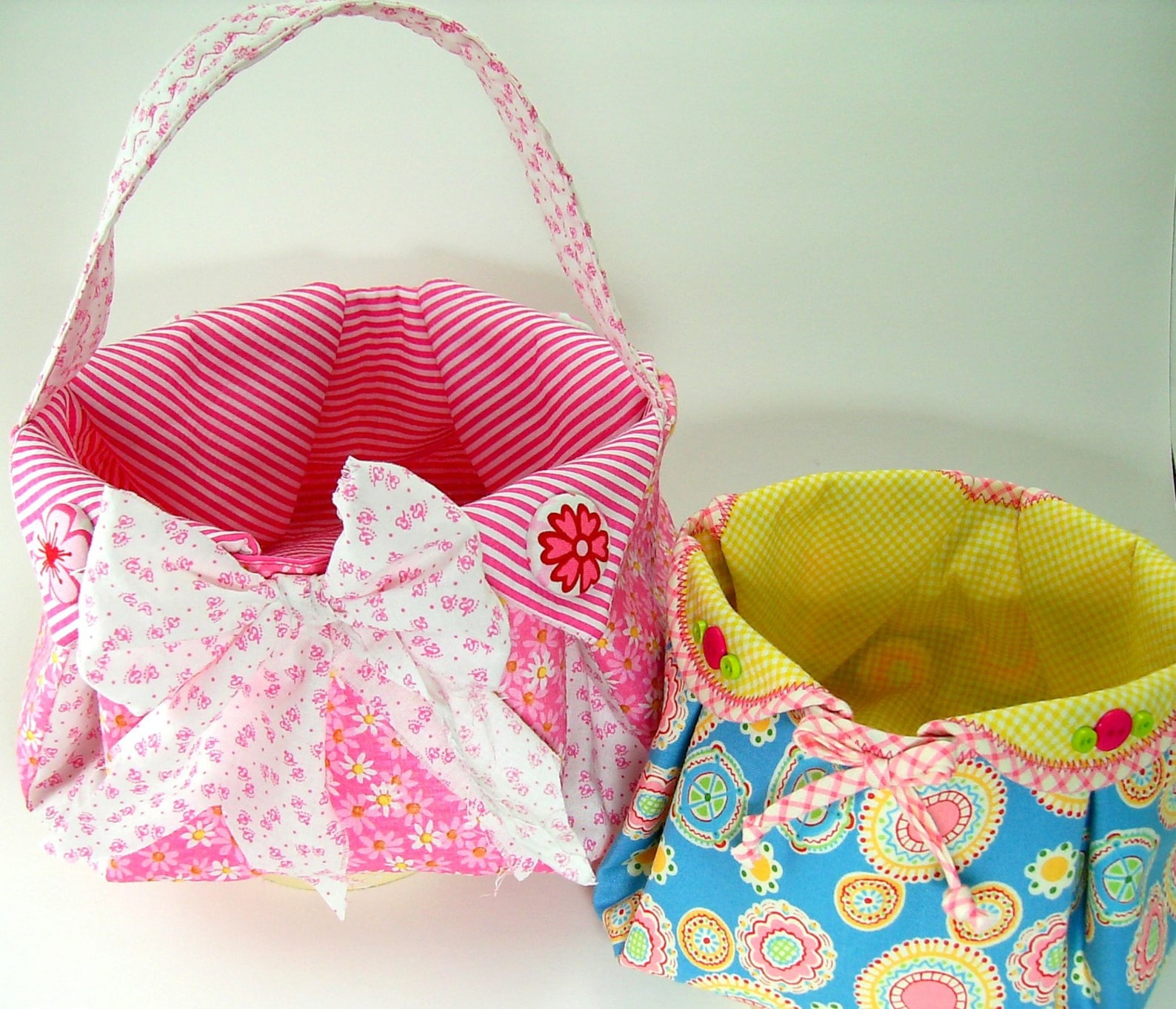 Huge Sale Fabric Basket PDF Sewing Tutorial With Etsy
