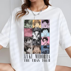 The Eras Tour Anime Shirt, My Hero Academia Shirt, Anime Lover Shirt, Anime graphic shirt, Anime Manga Shirt, Anime Gift, Japanese Anime Tee