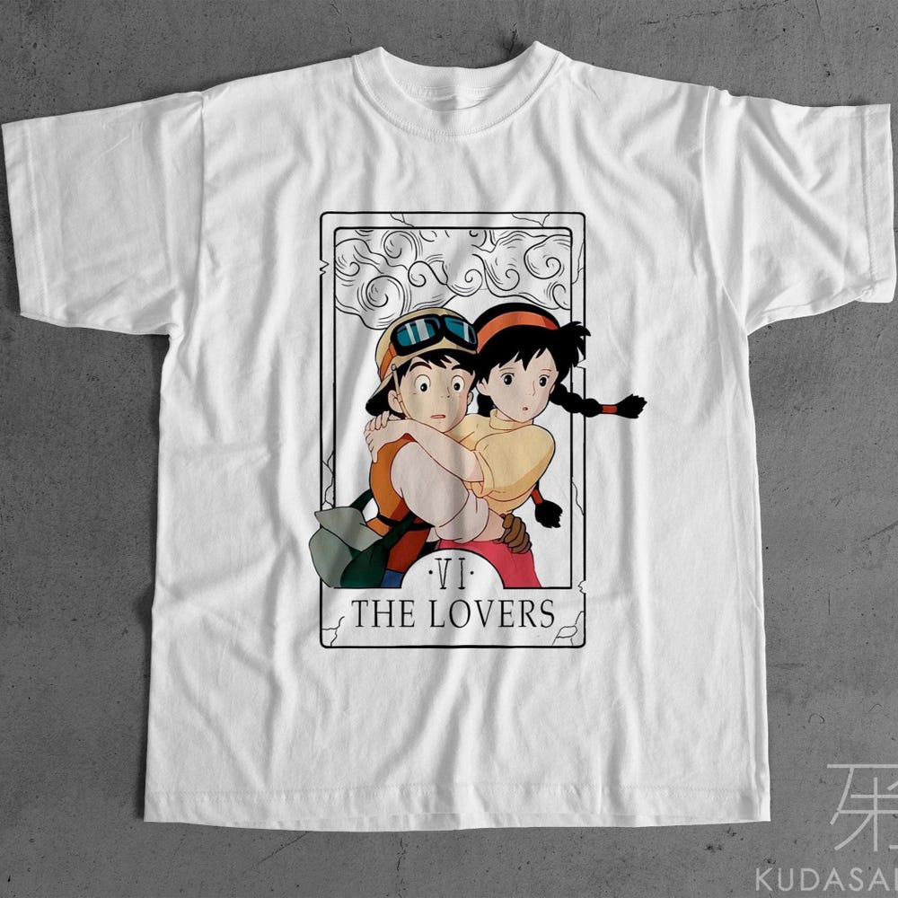 The Castle In The Sky Shirt, Sheeta And Pazu Shirt, Hayao Miyazaki Shirt, Tarot Anime Card Shirt, Studio Ghibli Shirt, Anime Lover Shirt. Tztshirt 2025 Topic