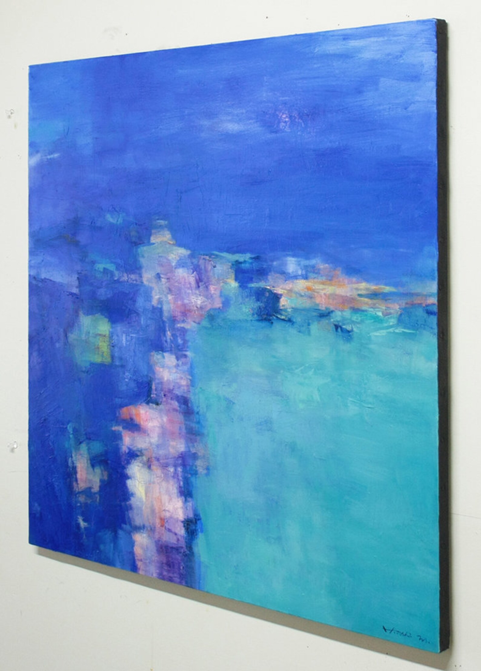 February 2024 - 2 - Original Abstract Oil Painting by Hiroshi Matsumoto ...