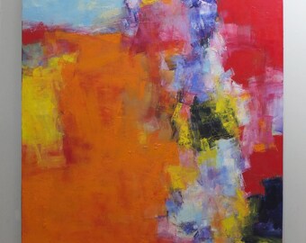 March 2020 - 1 - Original Abstract Oil Painting by Hiroshi