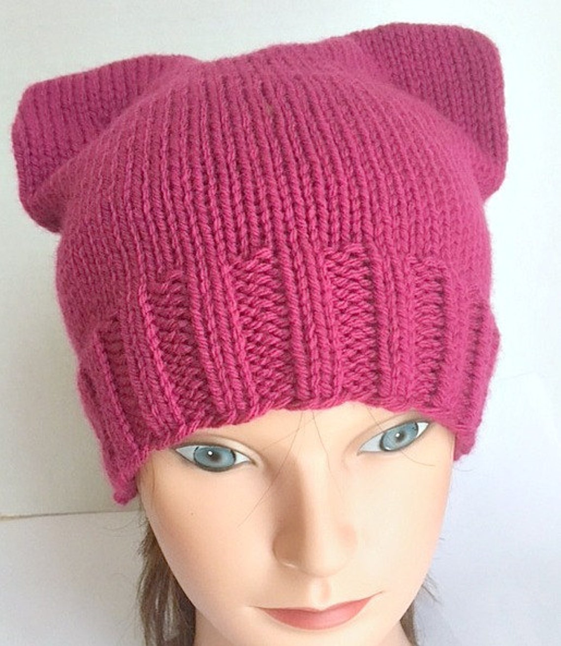 Cat Hat Kitty Hat PDF INSTANT DOWNLOAD Diy Knitting Pattern - Etsy