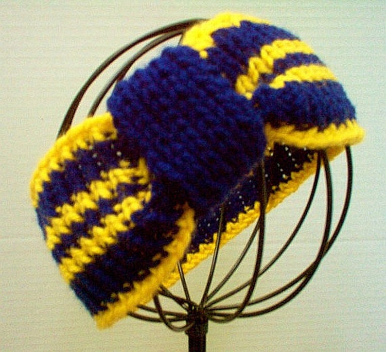 Ear Warmer Headband Cheerleader Sports College Blue and Etsy