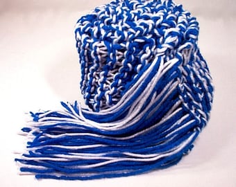 Scarf Sports College University Kentucky Blue White Indianapolis - as seen on the THE MIDDLE