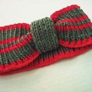 Ear Warmer Headband Cheerleader Sports College Ohio Washington State Grey Gray Red Scarlet