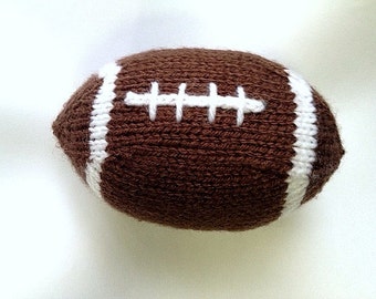 Football Hand Knit for Stress Relief Toy Stress Ball Team Gear