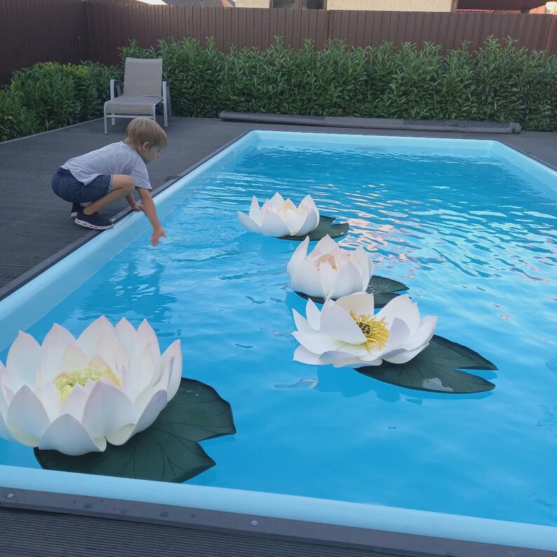 Floating Lotus Flowers, Floating Lights,pool Decor, Wedging Decor ...