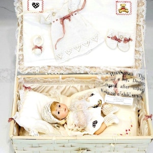 Goebel Edie's Bear Layette Doll Set, Beloved Babies Collector Edition, Richard Simmons Collection