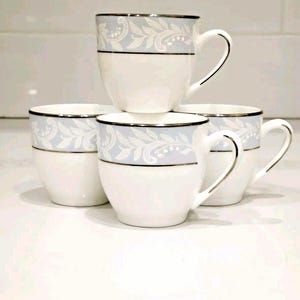 Rare Lenox Hope Footed Cups - Debut Collection, Set of 4, Discontinued Elegant
