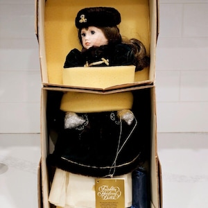 Franklin Heirloom Collectible Porcelain Doll - Handcrafted in Original Box